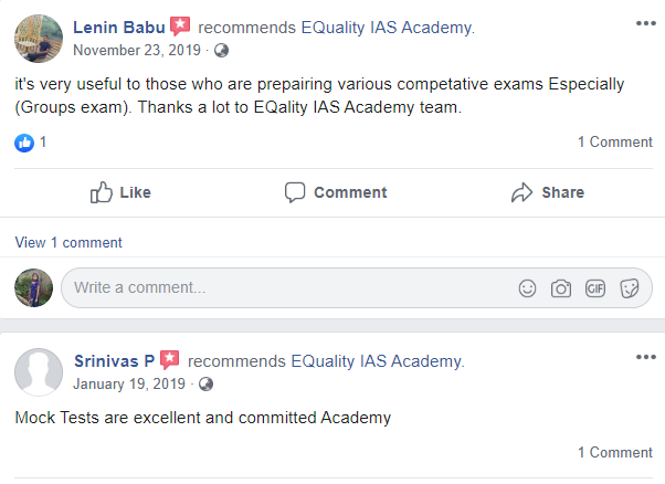 EQuality IAS Academy Hyderabad Reviews